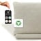 pure shores - Musselin Bettwäsche 135x200 Bio | Bettwäsche Set 100% Baumwolle mit GOTS | Reißverschluss | 1 Kissen | Beige