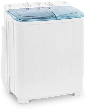ulsonix LCLEAN Mini M - Mini lavatrice con centrifuga separata, 5 kg, 280 W, da campeggio, da viaggio, per camper