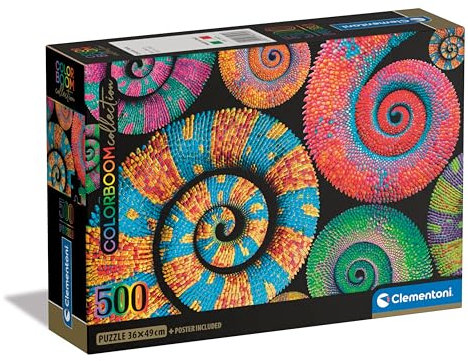 Clementoni Curly Tails Puzzle 500 Teile Erwachsene - Puzzle Erwachsene in 49 x 36 cm - Puzzle Erwachsene anspruchsvoll von Clementoni 35529