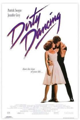Filmposter Dirty Dancing im Vintage-Stil, Leinwand-Poster, Schlafzimmer-Dekor, Sportlandschaft, Büro, Raumdekoration, Geschenk, ungerahmt: 30 x 45 cm