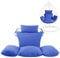 Swing Egg Chair Replacement Cushion, Foldable Water-Resistant Hanging Basket Swing Chair Cushion with Headrest Pillow, Outdoor Porch Backyard Patio Hammock Swing Replacement Cushions (Royal)