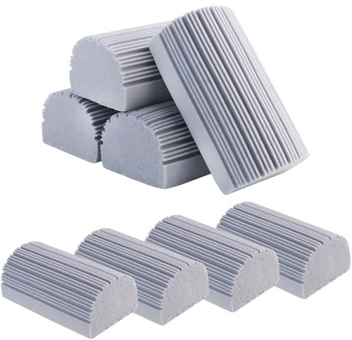 8 Piezas Esponja Atrapapolvo, Plumero Humedo Esponja Reutilizable, Esponja Magica Limpieza Absorbente Fuerte, Esponja Limpieza Multifuncional para Limpieza de Persianas Radiadores
