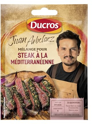 DUCROS - Mélange pour Steak à la Méditerranéenne Juan Arbelaez 25 g