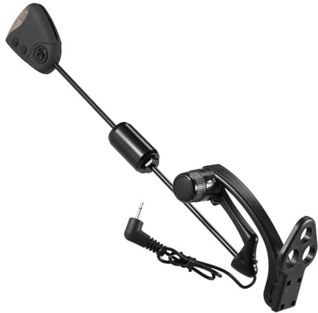 Bissanzeiger-Zubehörset, Angel-Swinger mit 7-Farben-Kontrollleuchte, Metall-Gegengewicht für Nachtangeln, Schwache Lichtverhältnisse (1 Swinger)