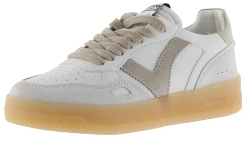 victoria Sneaker Unisex Seul Lederoptik & Farbige & Veloursleder Einsätzen & Sohle In Karamell 1257129 für Erwachsene Hielo 36