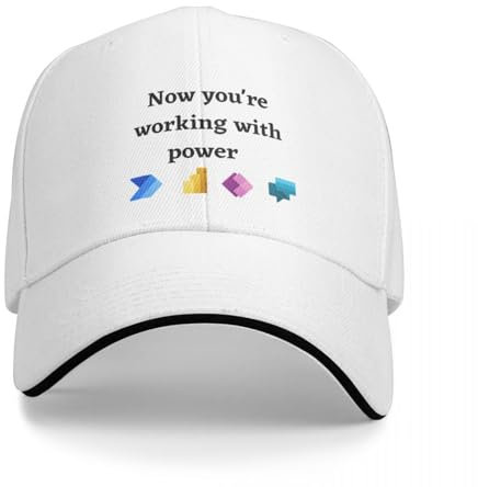 AIETPOIJ Basecap Power Platform Jetzt Arbeiten Sie mit Power Cap Baseball Cap Hüte NY Cap Luxus Frau Hut Männer