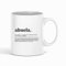 Taza Frase Definición Abuela Regalo Familia Taza de Cerámica regalos originales (Abuela)