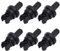 Clips para Estantes Maletero Coche,Clips Estante Maletero Coche,Clips de Estante Trasero,Clips de Cuerda para Estante de Maletero Soporte de Gancho,Clips Estante Soporte Coche,Auto Plastico Clips,6pc