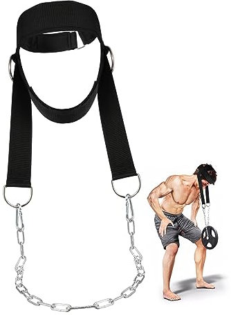 BESPORTBLE Nackentrainer Hals Training Fitnessgerät Nackengurt Für Schulter-krafttraining Nacken-übungsgurt Mit Dicken Neoprenpolsterung Für Sport Und Erwachsene