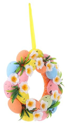 Osterkranz- Türkranz Frühlingsdekor Künstliche Eier Und Vögel 3 X 5 cm Hängende Girlande