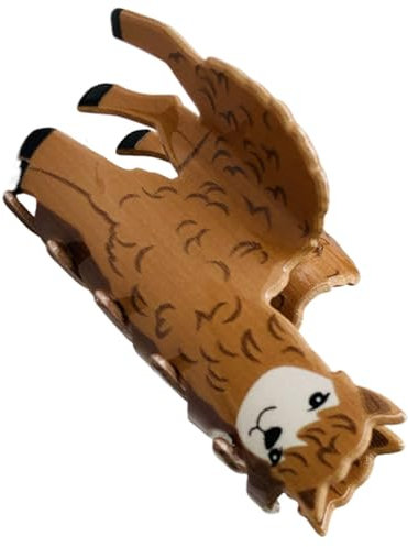 Pinza per capelli in acrilico - Pinze per capelli in acrilico, per capelli alla moda | mollette per capelli colorate e grandi a forma di animale a foglie, elegante forcina