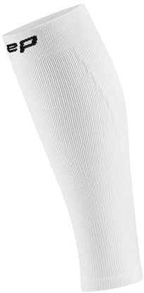 CEP - Wadenbandage mit Kompression für Herren, Core 5.0 Calf Sleeves, Größe V/XL / 45-50cm Wadenumfang, weiß