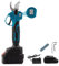 Podadora eléctrica inalámbrica para Makita 18V Batería, podadora eléctrica de 25 mm con 1 batería 9000 mAh, SK5 hoja afilada, portátil podadora de batería para jardinería y podación (sin caja)