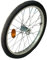 Perfeclan Bicycle Trailer Wheel Replacement Heavy Duty Sports Bicycling Outdoor Lightweight Support Spare Wheel Bike Trailer Component, 16 inch