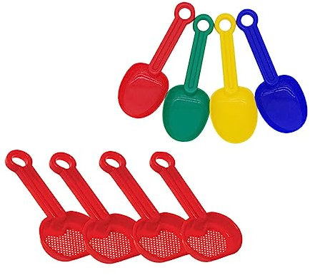 WHAMVOX 8stücke Strand Schaufel Aus Pp-Material Für Junge Mädchen Sandkasten Spielzeug Zum Schaufeln Geeignet Für Garten Und Strand Sandschaufel Für Sandspielzeug