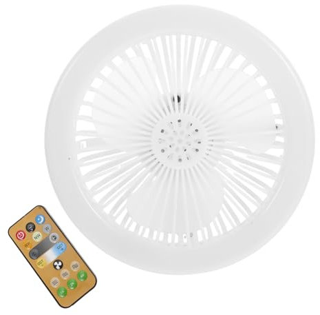 Garneck Ceiling Fan Light Socket Aromatherapy Fan Lamp Portable Quiet Operation for Summer Sports Personal Cooling