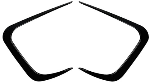 ZDDYUU Sportlicher Frontspoiler Lippensplitter für BMW 3 Series G20 G21 LCI M Sport 2023-2025, Auto Frontschürze ABS Frontlippe Tuning Bodykit Luftstromteiler,Bright Black