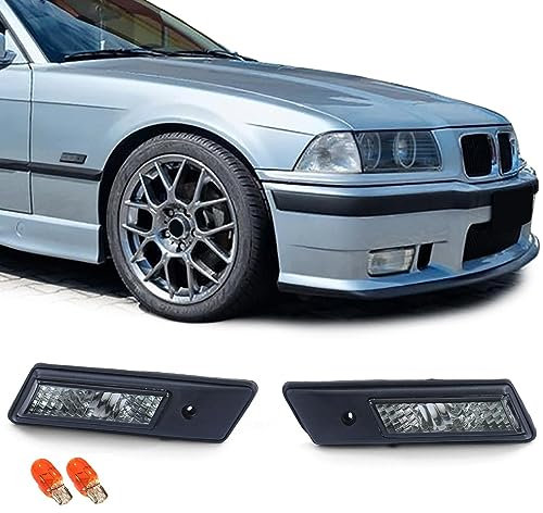 Seitenblinker Schwarz Smoke passt für BMW 3er E36 Vorfacelift 90-96 E34 88-95