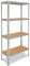 shelfplaza® 155x50x40cm HOME Schwerlastregal verzinkt/Metallregal mit 4 Böden/Kellerregal Metall, Garagenregal, Werkstattregal oder Regal Lagerregal/Steckregal Metall mit 175kg Tragkraft