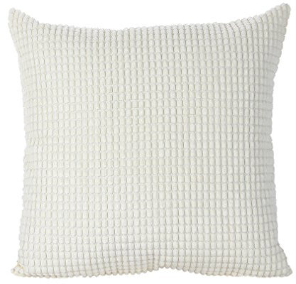 Nunubee Corduroy Baumwolle Kord Modern Rechteckig Kissenbezüge Dekorative Kissenbezug Dekokissen Sofakissen Lendenkissen Wurfkissenbezug Kissenhülle, 65 x 65 cm Beige
