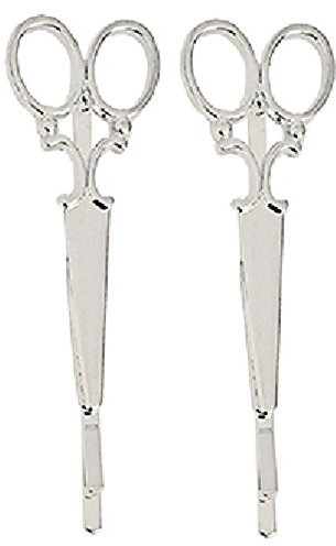 Comair A&A Haarklemmen Schere silber2er Metall-Lo.