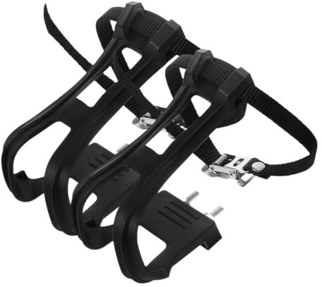 WINOMO Fahrradpedalriemen: Fahrradpedal-Zehenclips – Zehenclips für Fahrradpedale – Fahrradpedal-Zehenclip-Gurt, Nylon, Radfahren, Rennrad, Mountainbike