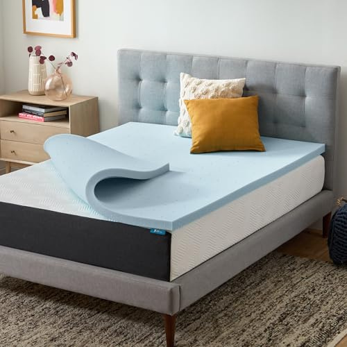 LUCID 5,1 cm Matratzenauflage California King - Gel Infused Memory Foam - Memory Foam Matratzenauflage California King - Belüftetes Design - CertiPur Zertifiziert