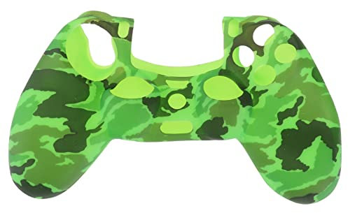 VORCOOL Silikon Schutzhülle Gehäuse für PS4 Controller (Camouflage Grün)