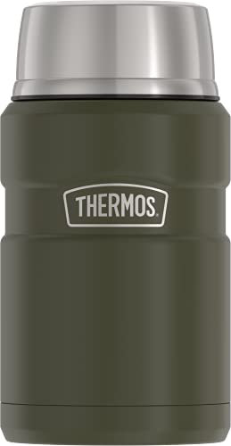 Thermos 24-Ounce Stainless Steel Vacuum Insulated Food Jar (Army Green), one size
