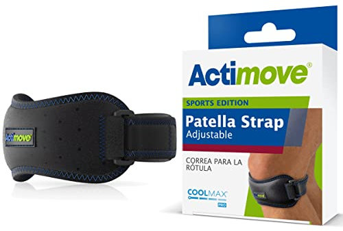 Actimove Patella Correa Ajustable Universal Negro