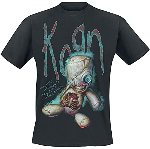 Korn New Doll Unisex T-Shirt schwarz XL 100% Baumwolle Band-Merch, Bands