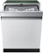 Samsung DW60R7050SS/EG Teilintegrierter Einbau-Geschirrspüler, Breite 59,8 cm, 14 Maßgedecke, Automatische Türöffnung, Leise-Funktion,Hygiene-Funktion, Edelstahl