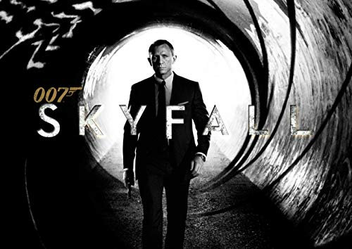 James Bond Daniel Craig Skyfall Britisch Secret Service Agent Film Cinema Film Star Schwarz und Weiß Plakat Berühmte Anzug Bild Schlafzimmer Kunsthandwerk Druck Foto Wand Dekoration Nachdruck