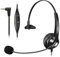 Dect 2.5 mm Headset Telephone with Microphone Noise Cancelling, Cordless Landline Headphones Compatible with Panasonic Gigaset C430A C530 S810 S850 CL660 Grandstream Cisco SPA Polycom, Crystal Clear