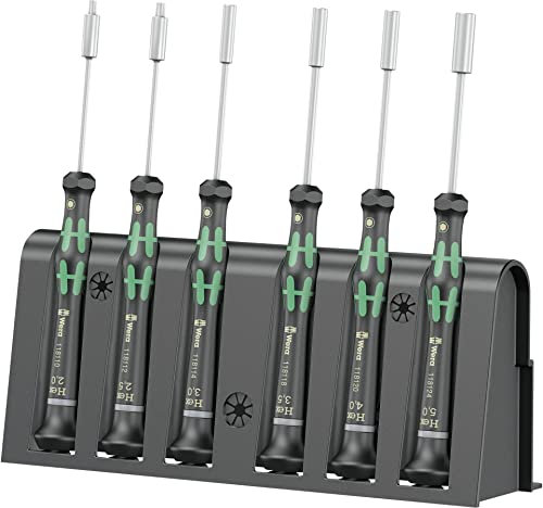 Wera 2069/6 Elektronik- u. Feinmechanik Schraubendreher-Set 6teilig Außen-Sechskant
