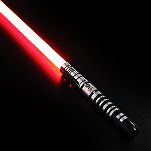 SABER KING FX | Goliath Upgrade Lightsaber FX | RGB Lightsaber Force FX | sabre laser Kraft FX | 12 couleurs RVB 9 jeux de sons | No112 Black