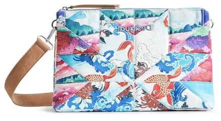 Desigual Womens BOLS_WILD Easter Dortmund Across Body Bag, Blue
