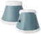 HORZE Ghent Hufglocken mit Kunstfell, Blau, M