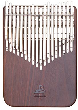 Chill Angels ECO Kalimba 36 Tasten B-Tuned Chromatisch Doppelschicht Ebenholz Holz Daumenklavier Mbira Finger Piano Instrument Geschenk für Kinder Erwachsene Profis (36 Tasten B gestimmt))