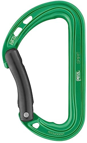 Petzl, Spirit, Carabiner, Vert, U, Adulte Unisexe