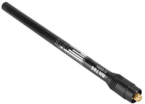 RH795 Telescopic Antenna, Stable Signal Transmission 70-1000MHz .10W SMA-J HT/Scanner Telescopic Antenna
