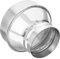 PATIKIL Ducting Reducer 150mm to 100mm, 6 to 4 Inch Metal Air Ducting Connect Round Duct Pipe or Extractor Fans Reducer HVAC Dryer Vent Chimney