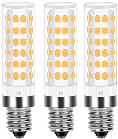 TIAFELNGLY E14 LED Maiskolben Lampen, 7W Leuchtmittel Warmweiss Mais Glühbirnen Ersatz für 50W 55W Halogenlampe, AC 220-240V,3er Pack