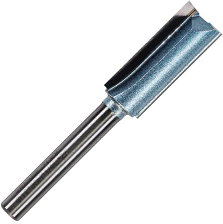 Rennie Tools - 12mm Cutting Diameter x 30mm Flute x 1/4 Shank TCT Tipped 2 Flute Straight Router Cutter Bit. Compatible With Makita Bosch Trend Katsu Dewalt Router Etc. 12mm Router Bit