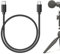 GEEKRIA for Creators USB-C-auf-Micro-USB-Mikrofonkabel, 50 cm, kompatibel mit Shure MV7, MV88+, MV5, MV51, MVi, Mikrofonkabel (schwarz)