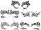 HAPINARY 5 Paar Aufklebbare Augen-tattoos Temporäre Eyeliner-aufkleber Lidschatten-augen-aufkleber Für Frauen Halloween Maskenbälle