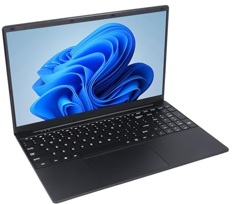 Tangxi Laptop da 15,6 Pollici, Lettore di Impronte Digitali 4.2 per Notebook Dual Band USB 3.0 5G per Aziende per 11 Pro per CPU N5095 (Spina europea)