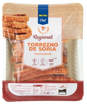 Torrezno de Soria Precocinado 1,700g Aprox. - Sin Gluten, Sin Lactosa, con el mejor sabor de Castilla y León - Crujiente y Sabroso** (1 BANDEJA 1700 aprox., .)