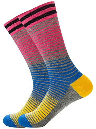 Bunte und lustige Weihnachtsstrümpfe für Damen und Herren, kämmbare Baumwolle, neutral, F, Einheitsgröße