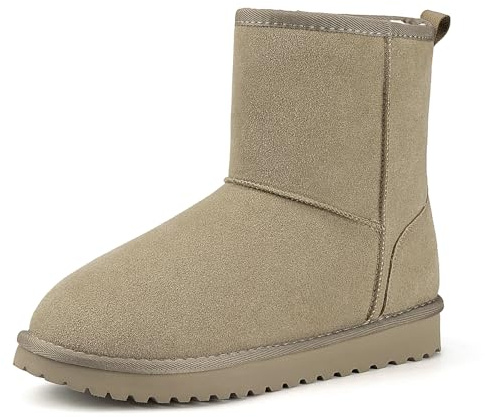 Mishansha Stivali da Neve Donna Caldo Comode Invernali Gr.36-42 | Antiscivolo, Fodera Calda, Resistente all'abrasione, Casual, Scarpe da Neve, Pendolarismo, Passeggiate